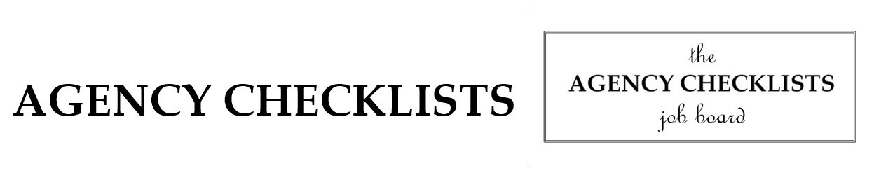 The Agency Checklists Job Board